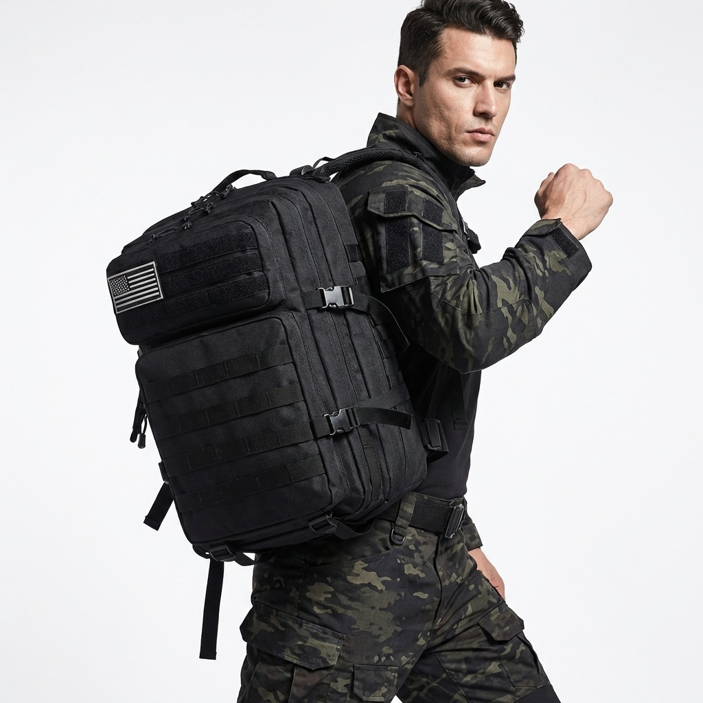Urban Backpack Tactical - 45L Large Outdoor Tactical Backpacks Man