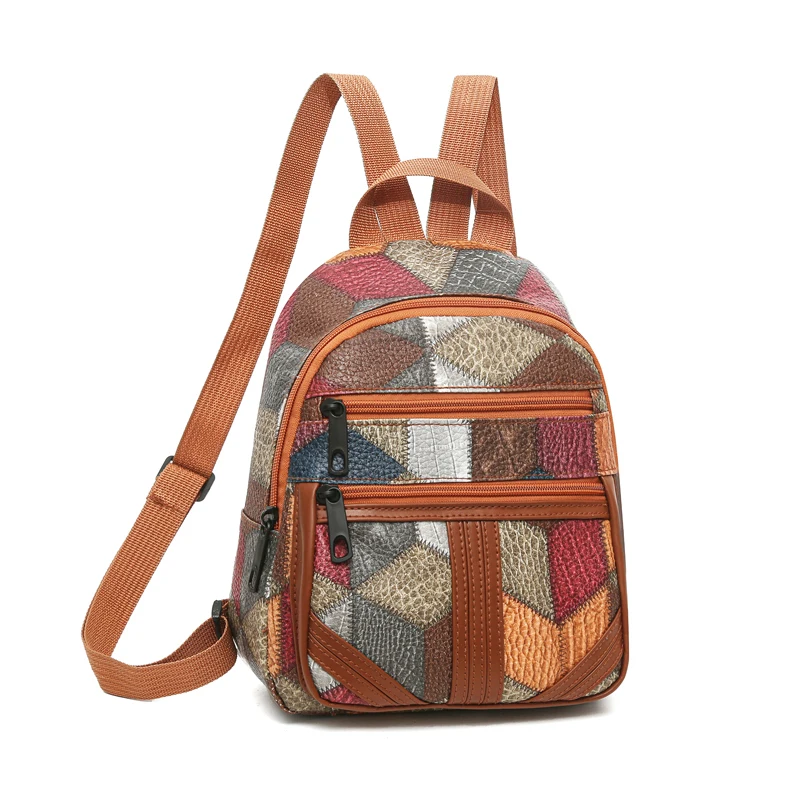 Style Women's Patchwork Backpa - Fashion Backpack Women recension och pris